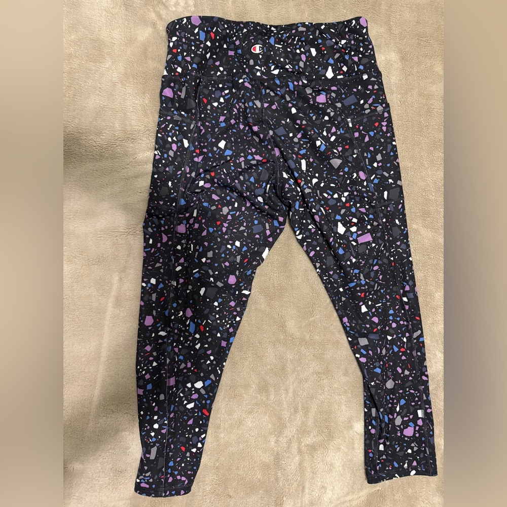 Champion Cosmic Print Crop Leggings -XL